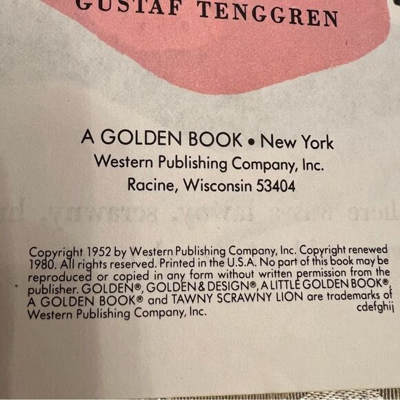 Vintage Golden Books (3): DUMBO , THE FRIENDLY BOOK , TAWNY SCRAWNY LION - Picture 11 of 11